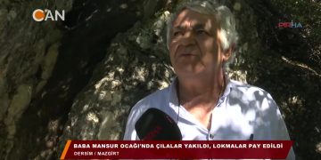 BABA MANSUR OCAGI’NDA ÇILALAR YAKILDl, LOKMALAR PAY EDİLDİ – Dersim / Mazgirt