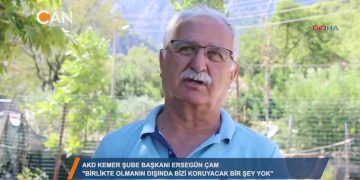 ‘Birlikte olmanın dışında bizi koruyacak bir şey yok” – ERSEGÜN ÇAM – Alevi Kültür Dernekleri (AKD) Kemer Şube Başkanı