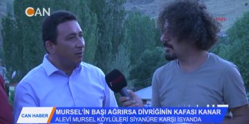 DİVRİĞİ MURSEL KÖYÜ SİYANÜRE KARŞI AYAKTA ” Mursel’in Başı Ağrırsa Divriği’nin Kafası Kanar”
