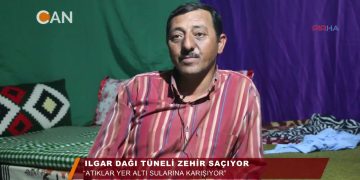 ILGAR DAĞI TÜNELİ ZEHİR SAÇIYOR – ”ATIKLAR YERALTI SULARINA KARIŞIYOR” – 08.08.2018