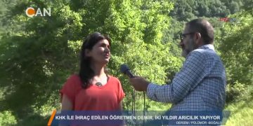 KHK İLE İHRAÇ EDİLEN ÖĞRETMEN DEMİR, ARICILIK YAPIYOR DERSİM / PÜLÜMÜR / BOĞALI