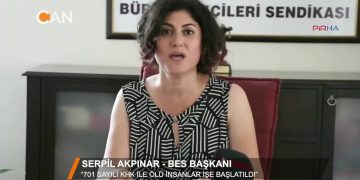 ‘KHK İLE ÖLÜ İNSANLAR İŞE BAŞLATILDI” – BES BASKAN – SERPİL AKPINAR