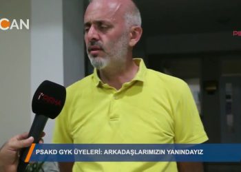 PSAKD GYK üyeleri – ”Arkadaşlarımızın yanındayız” – ERZİNCAN DAVASI