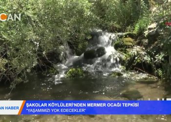 SİVAS / KANGAL / ŞAKOLAR KÖYÜ MERMER OCAĞI TEPKİSİ – ”Yaşamımızı yok edecekler”
