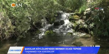 SİVAS / KANGAL / ŞAKOLAR KÖYÜ MERMER OCAĞI TEPKİSİ – ”Yaşamımızı yok edecekler”