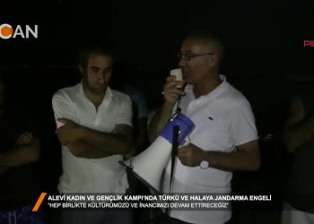 TÜRKÜ VE HALAYA JANDARMA ENGELİ – 08.2018 – Alevi Kadın ve Gençlik Kampında Jandarma Engeli