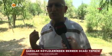 ‘Yaşamımızı Yok Edecekler” – ŞAKOLAR KÖYÜNDE MERMER OCAĞI TEPKİSİ – 08.08.2018