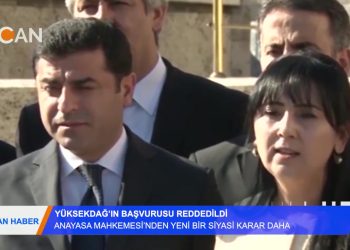 YÜKSEKDAĞ’IN BAŞVURUSU REDDEDİLDİ – AYM’den Yeni Bir Siyasi Karar Daha