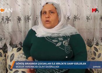 GÖRÜŞ SIRASINDA ÇOCUKLARI İLE BİRLİKTE DARP EDİLDİLER