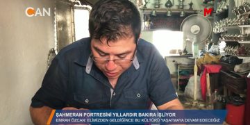 Şahmeran portresini yıllardır bakıra işliyor – Emrah Özcan – yaşamın içinden
