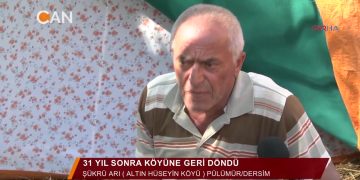 ŞÜKRÜ ARI 31 YIL SONRA KÖYÜNE DÖNÜŞ YAPTl – Pülümür / Dersim