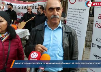 Avusturya’da Alevilerden, İslam Yasası’na bağlanmasını bildiren tebligata protesto 24 10 2018