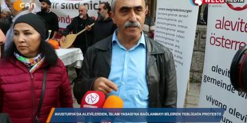 Avusturya’da Alevilerden, İslam Yasası’na bağlanmasını bildiren tebligata protesto 24 10 2018