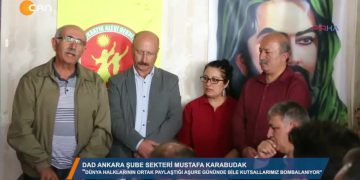 Yaşamın İçinden – DAD ANKARA ”DÜNYA HALKLARININ ORTAK PAYLAŞTIGI AŞURE GÜNÜNDE BİLE KUTSALLARIMIZ BOMBALANIYOR’ 09.10.2018