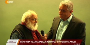 057 – 2018- 12-09 ·CANA YANSIYANLAR ALI GÜLER SEYİT RIZA VE ARKADAŞLARININ ANMASI STUTIGART 28 11 2018