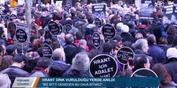 127 – 2019-01-21 – YAŞAMIN İÇİNDEN HRANT DİNK VURULDUGU YERDE ANILDI ”BİZ BİTTİ DEMEDEN BU DAVA BİTMEZ” 20 01 2019