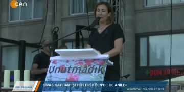 100 – 2019-07- 14 – ÖZEL PROGRAM – SÜLEYMANATEŞ – SİVAS ŞEHİTLERİKÖLNDE ANILDI 13.07.2019