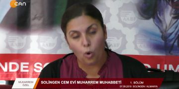 066 – 2019-09- 11 – CANA YANSIYANLAR – SOLİNGEN CEM EVİMUHARREM MUHABBETİ 11.09.2019 1 .BÖLÜM
