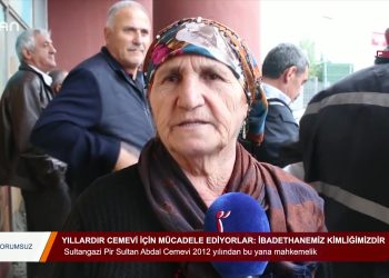 057 – 2019- 10- 10 – YORUMSUZ – Yıllardır cemeviiçin mücadele ediyorlarİbadethanemiz kimliğimizdir 09.10.2019