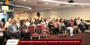 092 – 2019- 10- 14 – YORUMSUZ – DAM’dan ‘Munzur Dağları Madenlerle Yok Edilmesin’ paneli 13.10.2019