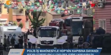 122 – 2019- 10- 18 – POLİSİŞ MAKİNESİYLE HDP’NİN KAPISINA DAYANDI