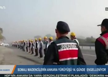 126 – 2019- 10- 18 – SOMALI MADENCİLERİNANKARA YÜRÜYÜŞÜ