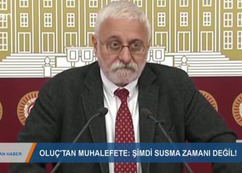 188 – 2019- 10-21 – OLUÇ’TAN MUHALEFETE ŞİMDİSUSMA ZAMANIDEGİL!