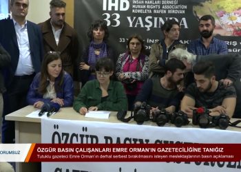 227 – 2019- 10-27 – YORUMSUZ – Özgür Basın Çalışanları Emre Orman’ın Gazeteciliğine Tanığız 26.10.2019