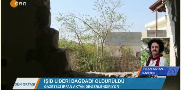 244 – 2019- 10-28 – BAGDADİÖLDÜRÜLMESİSONRASIGELİŞMELERİİRFANAKTAN DEGERLENDİRİYOR