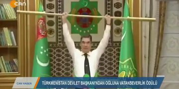 093 – 2019- 11- 10 – VATANSEVERLİK ÖDÜLÜNÜ OGLUNA VERDİ TÜRKMENİSTAN