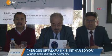 140 – 2019- 11-20 – “HER GÜN ORTALAMA 8 KİŞİİNTİHAR EDİYOR”