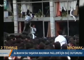 063 – 2019- 12-08 – ALMANYA’DA YAŞAYAN MADIMAK FAİLLERİ İÇİN SUÇ DUYURUSU