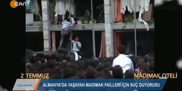 063 – 2019- 12-08 – ALMANYA’DA YAŞAYAN MADIMAK FAİLLERİ İÇİN SUÇ DUYURUSU