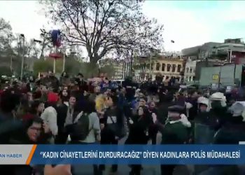 064 – 2019- 12-08 – “KADIN CİNAYETLERİNİ DURDURACAGIZ” DİYEN KADINLARA POLİS MÜDAHALESİ