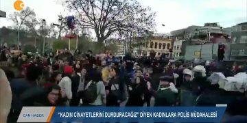 064 – 2019- 12-08 – “KADIN CİNAYETLERİNİ DURDURACAGIZ” DİYEN KADINLARA POLİS MÜDAHALESİ