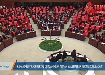 123 – 2019- 12- 14 – “HACI BEKTAŞ DERGAHINDANALINAN MALZEMELER YERİNE KONULACAK”