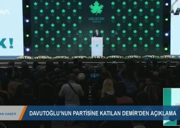 128 – 2019- 12- 14 – DAVUTOGLU’NUN PARTİSİNE KATILAN DOGAN DEMİR’DEN AÇIKLAMA
