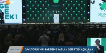 128 – 2019- 12- 14 – DAVUTOGLU’NUN PARTİSİNE KATILAN DOGAN DEMİR’DEN AÇIKLAMA