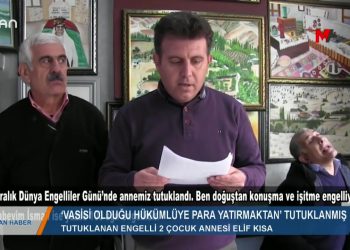 170 – 2019- 12- 19 – ‘VASİSİ OLDUGU HÜKÜMLÜYE PARA YATIRMAKTAN’ TUTUKLANMIŞ