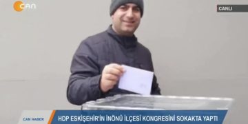 250 – 2019- 12-27 – HDP·ESKİŞEHİR İNÖNÜ İLÇESİ KONGRESİNİ SOKAKTA YAPTI