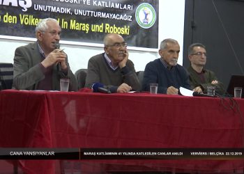 297 – 2019- 12-30 – CANA YANSIYANLAR – MARAŞ KATLİAMI 41.YILINDA – BELÇİKA 30.12.2019