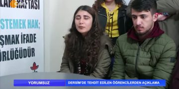 159 – 2020-01- 18 – YORUMSUZ – Dersim’de Tehdit Edilen Öğrencilerden Açıklama 18.01.2020