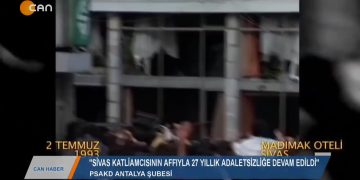 SİVAS KATLİAM!FAİLİNİNAFFEDİLMESİNİNYANKILARISÜRÜYOR