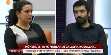 BU SABAH – ÖZGE ERDOGANYEŞİLIRMAK – POLİTEKNİK DERNEGİYÖN.KURULU ÜYESİ ERSİN KİRİŞ – 13.03.2020