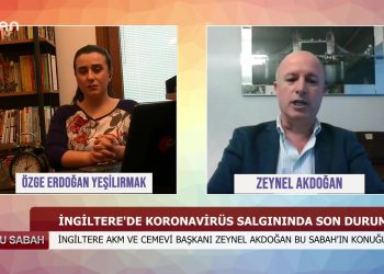 BU SABAH – ÖZGE ERDOGAN YEŞİLIRMAK İLE İNGİLTEREAKM BAŞKANI ZEYNEL AKDOGAN – 13.04.2020