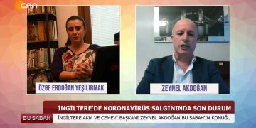 BU SABAH – ÖZGE ERDOGAN YEŞİLIRMAK İLE İNGİLTEREAKM BAŞKANI ZEYNEL AKDOGAN – 13.04.2020