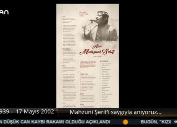 AŞIK MAHZUNİŞERİF’E SAYGIYLA…
