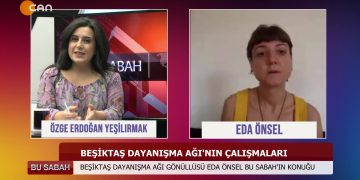 BU SABAH – ÖZGE ERDOGANYEŞİLIRMAKİLE BEŞİKTAŞ DAYANIŞMA AGIÜYESİ EDA ÖNSEL – 21.05.2020