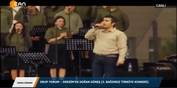 GRUP YORUM – DERSİM’DE DOGAN GÜNEŞ – ( 3.BAGIMSIZ TÜRKİYE KONSERİ)