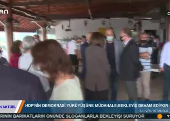 CANAKTÜEL – HDP’NİN DEMOKRASİYÜRÜYÜŞÜ MÜDAHALEİLE BAŞLADI